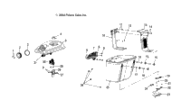 Victory Asm., Hinge, Rh 2005 Ca Touring Cruiser All Options (V05Tb16) 2632150
